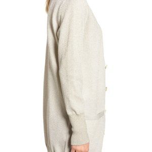 J. Crew Collection Long Cardigan in Double Knit Lu